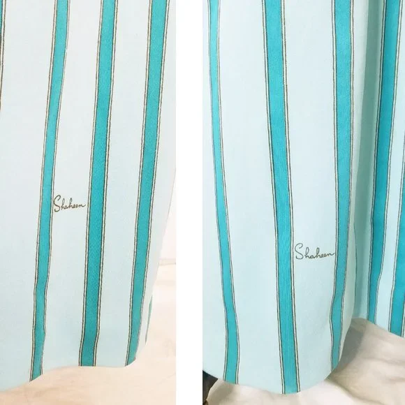 Egyptian Revival Alfred Shaheen Maxi Dress Med - Picture 7 of 8